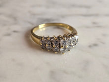 Load image into Gallery viewer, Womens Vintage Estate 14K Yellow Gold Diamond Ring 3.9g #E7189