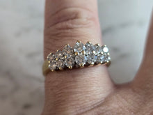 Load image into Gallery viewer, Womens Vintage Estate 14K Yellow Gold Diamond Ring 3.9g #E7189