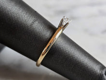 Load image into Gallery viewer, Womens Vintage Estate 14k Gold Diamond Engagement Ring 1.9g #E7193