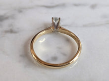 Load image into Gallery viewer, Womens Vintage Estate 14k Gold Diamond Engagement Ring 1.9g #E7193