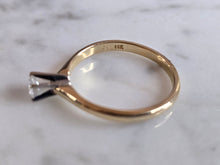 Load image into Gallery viewer, Womens Vintage Estate 14k Gold Diamond Engagement Ring 1.9g #E7193