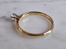 Load image into Gallery viewer, Womens Vintage Estate 14k Gold Diamond Engagement Ring 2.4g #E7198