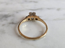 Load image into Gallery viewer, Womens Vintage Estate 14k Gold Diamond Engagement Ring 2.0g #E7199