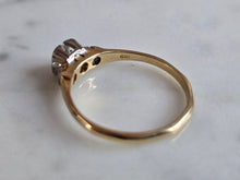 Load image into Gallery viewer, Womens Vintage Estate 14k Gold Diamond Engagement Ring 2.0g #E7199