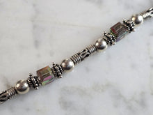Load image into Gallery viewer, Womens Vintage Estate Sterling Silver Modernist Bracelet 16.2g E7210