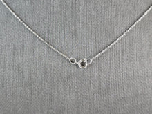 Load image into Gallery viewer, Womens Vintage Estate 10k White Gold Diamond Heart Pendant Necklace 1.4g  E7213
