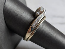Load image into Gallery viewer, Womens Vintage Estate 14K White Gold Diamond Engagement Ring, 7.1g E7215