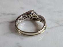 Load image into Gallery viewer, Womens Vintage Estate 14K White Gold Diamond Engagement Ring, 7.1g E7215