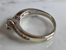 Load image into Gallery viewer, Womens Vintage Estate 14K White Gold Diamond Engagement Ring, 7.1g E7215