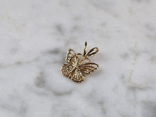 Load image into Gallery viewer, Womens Vintage Estate 14K Gold Filigree Butterfly Pendant 0.4g #E7220