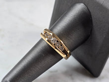 Load image into Gallery viewer, Mens Vintage Estate 14K Yellow Gold Diamond Ring 7.9g E7222