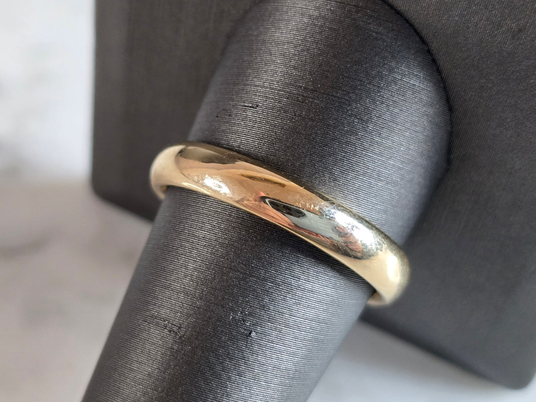 Mens Vintage Estate 14K Yellow Gold Wedding Band Ring 6.2g #E7223