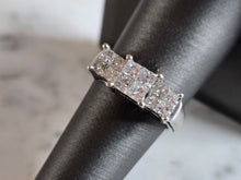 Load image into Gallery viewer, Womens Vintage Estate 14K White Gold Diamond Ring 5.2g E7227