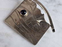 Load image into Gallery viewer, Womens Vintage Estate Sterling Silver Modernist Brooch 8.4g E7231