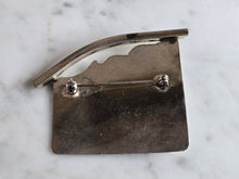 Load image into Gallery viewer, Womens Vintage Estate Sterling Silver Modernist Brooch 8.4g E7231