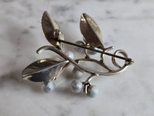 Load image into Gallery viewer, Womens Vintage Estate Sterling Silver Modernist Brooch 9.4g E7232