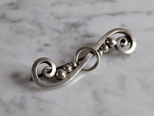 Load image into Gallery viewer, Women&#39;s Vintage Estate Sterling Silver Modernist Brooch 7.2g E7233