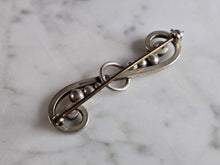 Load image into Gallery viewer, Women&#39;s Vintage Estate Sterling Silver Modernist Brooch 7.2g E7233