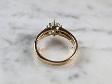 Load image into Gallery viewer, Womens Vintage Estate 14K Yellow Gold MagicGlo Diamond Ring 6.6g E7237