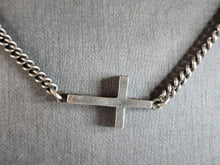 Load image into Gallery viewer, Womens Vintage Estate Sterling Silver Religious Cross M. Cohen Necklace 36.9g E7238