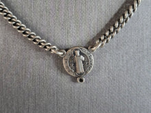 Load image into Gallery viewer, Womens Vintage Estate Sterling Silver Religious Cross M. Cohen Necklace 36.9g E7238