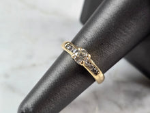Load image into Gallery viewer, Womens Vintage Estate 14K Gold Krementz Diamond Ring, 4.6g E7241