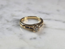 Load image into Gallery viewer, Womens Vintage Estate 14K Gold Krementz Diamond Ring, 4.6g E7241