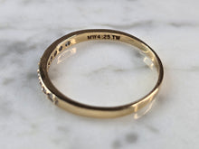 Load image into Gallery viewer, Womens Vintage Estate 10k Yellow Gold Diamond Ring 1.8g #E7242