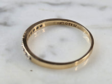 Load image into Gallery viewer, Womens Vintage Estate 10k Yellow Gold Diamond Ring 1.8g #E7242