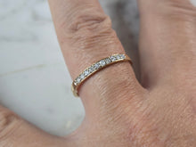 Load image into Gallery viewer, Womens Vintage Estate 10k Yellow Gold Diamond Ring 1.8g #E7242