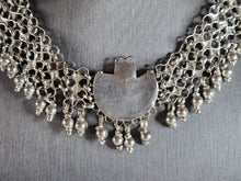 Load image into Gallery viewer, Womens Vintage Estate Sterling Silver Choker Bib Necklace 87.1g E7245