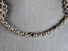 Load image into Gallery viewer, Womens Vintage Estate Sterling Silver Choker Bib Necklace 87.1g E7245