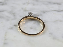 Load image into Gallery viewer, Womens Vintage Estate 14k Gold Diamond Artcarved Engagement Ring 1.9g #E7249
