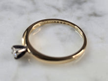 Load image into Gallery viewer, Womens Vintage Estate 14k Gold Diamond Artcarved Engagement Ring 1.9g #E7249