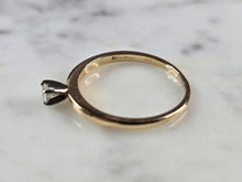 Load image into Gallery viewer, Womens Vintage Estate 14k Gold Diamond Artcarved Engagement Ring 1.9g #E7249