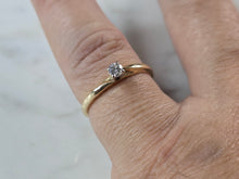 Load image into Gallery viewer, Womens Vintage Estate 14k Gold Diamond Artcarved Engagement Ring 1.9g #E7249