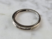 Load image into Gallery viewer, Womens Vintage Estate 14K White Gold Diamond Ring 2.0g #E7250
