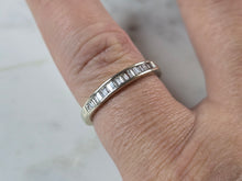 Load image into Gallery viewer, Womens Vintage Estate 14K White Gold Diamond Ring 2.0g #E7250
