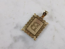 Load image into Gallery viewer, Womens Sterling Silver Gold Tone Initial Letter " B " Pendant 1.3g E7253