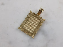 Load image into Gallery viewer, Womens Sterling Silver Gold Tone Initial Letter " J " Pendant 1.3g E7255