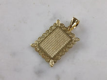 Load image into Gallery viewer, Womens Sterling Silver Gold Tone Initial Letter " K " Pendant 1.3g E7256
