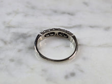 Load image into Gallery viewer, Womens Vintage Estate 14K White Gold Diamond Ring 2.4g #E7261