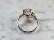Load image into Gallery viewer, Womens Vintage Estate Sterling Silver CZ Pink Topaz Ring 3.1g E7266
