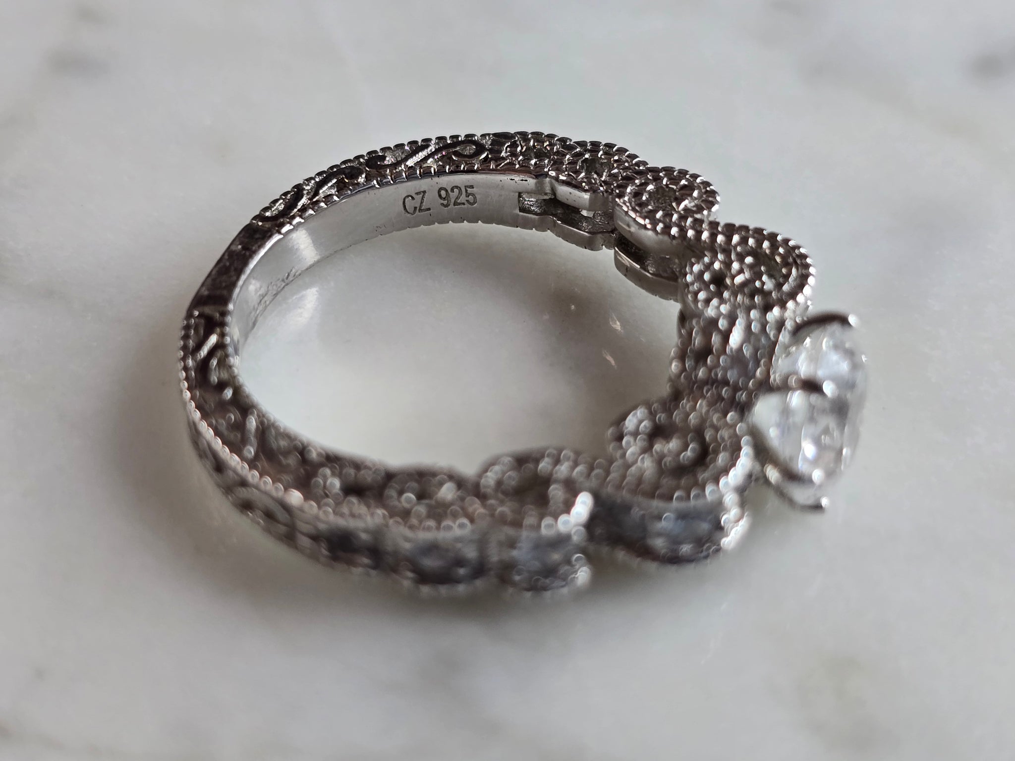 Vanna k rings cz 925 sales