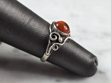 Load image into Gallery viewer, Womens Vintage Estate Sterling Silver Citrine Ring 2.4g E7274