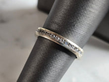 Load image into Gallery viewer, Womens Vintage Estate 14k White Gold Diamond Ring 2.9g E7280