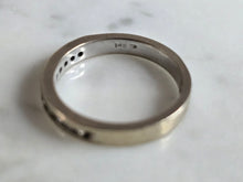 Load image into Gallery viewer, Womens Vintage Estate 14k White Gold Diamond Ring 2.9g E7280