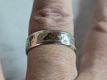 Load image into Gallery viewer, Mens Vintage Estate 14K White Gold Wedding Band Ring, 7.1g E7284