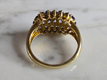 Load image into Gallery viewer, Womens Vintage Estate 14k Yellow Gold Tanzanite Ring 4.3g E7287