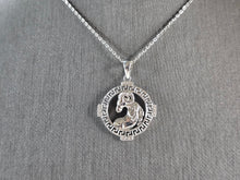 Load image into Gallery viewer, Womens Sterling Silver Aries Zodiac Pendant Necklace 3.5g E7291